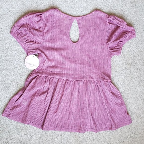 FULL CIRCLE TRENDS Lace Pleplum Top - Picture 7 of 8